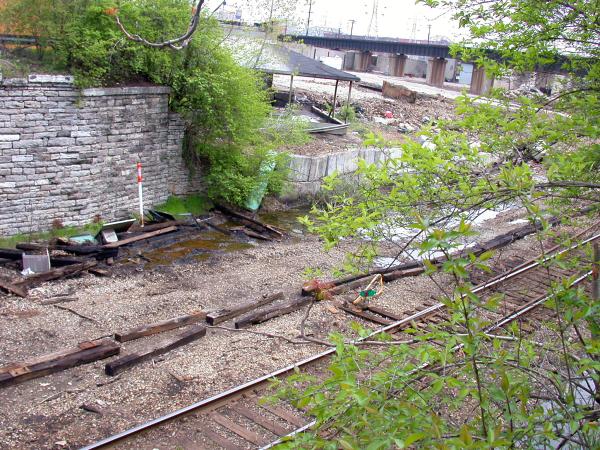 Remains of the Cincinnati & Whitewater Canal, later used by the Big Four