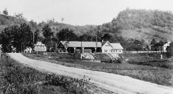 Historic photo of the CL&A terminal at Anderson Ferry Road