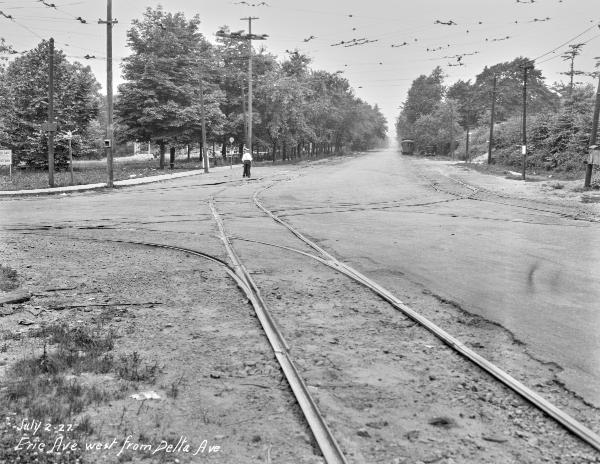 Historic photo of Erie Avenue at Delta Avenue in Hyde Park