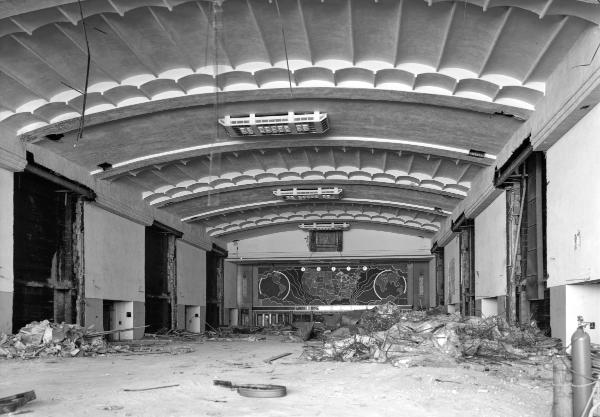 The Union Terminal Concourse under demolition in 1974