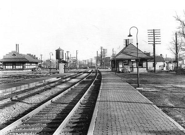 Historic photo of the B&O station in Oakley
