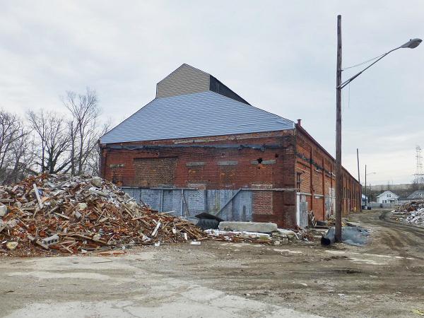 A more recent view of the Cincinnati & Hamilton Hartwell car barn