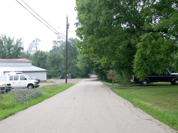 Harrison Lane in Mt. Carmel on the old CG&P route