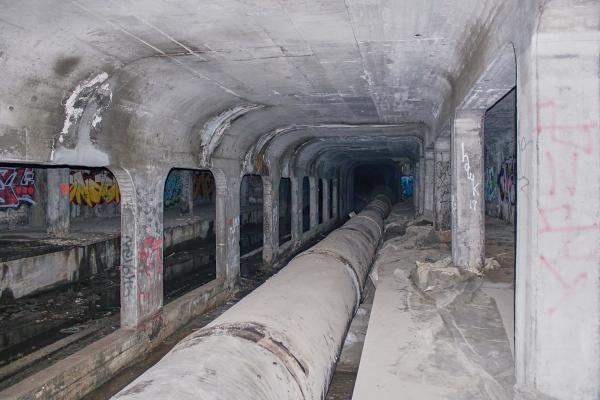 The subway's Brighton station
