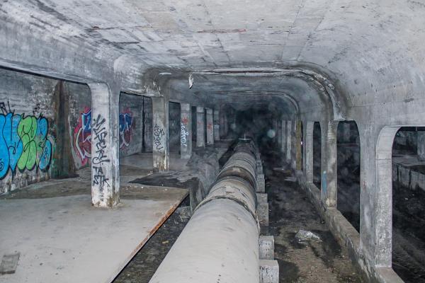 The subway's Brighton station