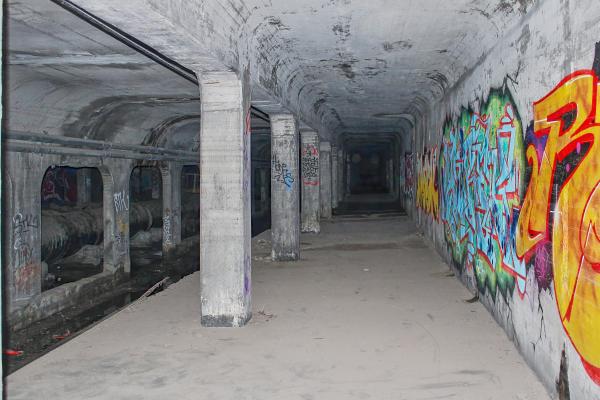 The subway's Brighton station