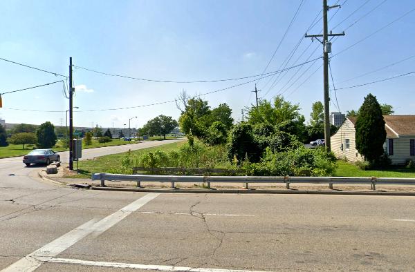 Remnants of the Miami & Erie Canal at Kemper Road and Canal Road in Sharonville