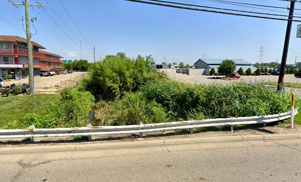 Remnants of the Miami & Erie Canal at Kemper Road and Canal Road in Sharonville