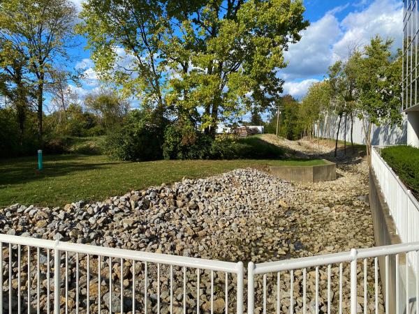 Remnants of the Miami & Erie Canal near the I-75 & I-275 interchange and CDC Dubois Chemicals