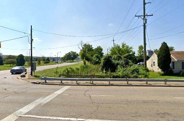 Remnants of the Miami & Erie Canal at Kemper Road and Canal Road in Sharonville