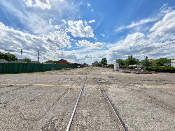 Location of the Miami & Erie Canal Hamilton Basin at East Street