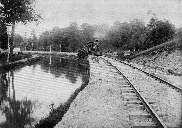 Historic photo of the Louisville, Cincinnati & Dayton Railroad which became the CH&D East Middletown Branch