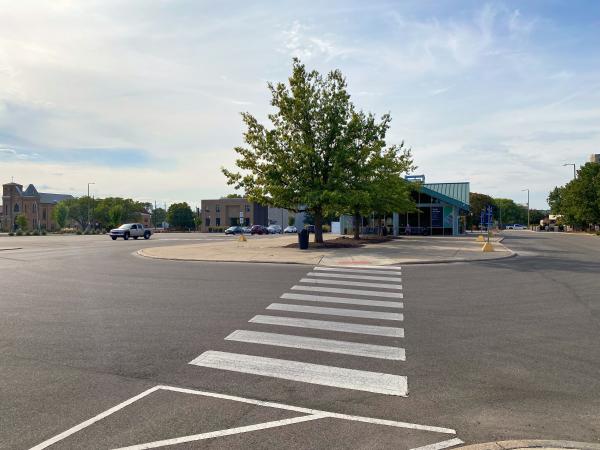 Location of the Miami & Erie Canal and Warren County Canal intersection at the Middletown Transit Station