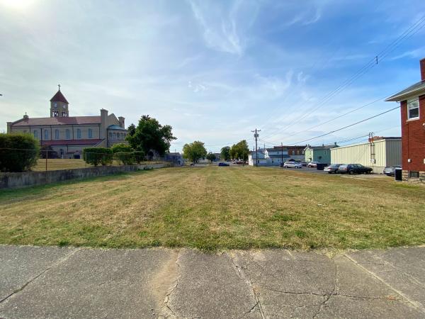 Route of the Warren County Canal in the center of Middletown at Baltimore Street