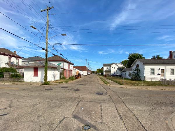 Route of the Warren County Canal in Middletown at Garfield and Philadelphia