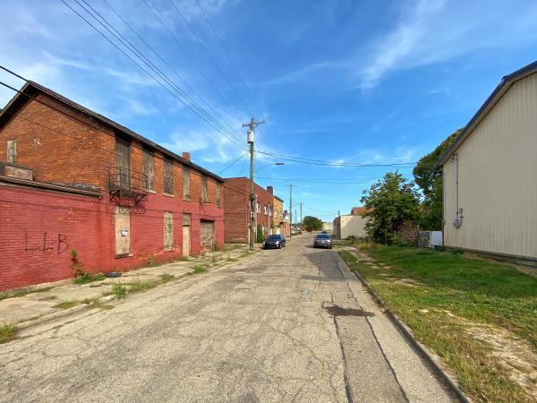 Route of the Warren County Canal in Middletown at Leibee and Philadelphia