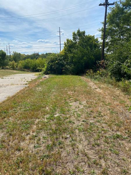 Miami & Erie Canal Franklin/Clutch's Paper Mill lock #28 is filled in to the top of the walls