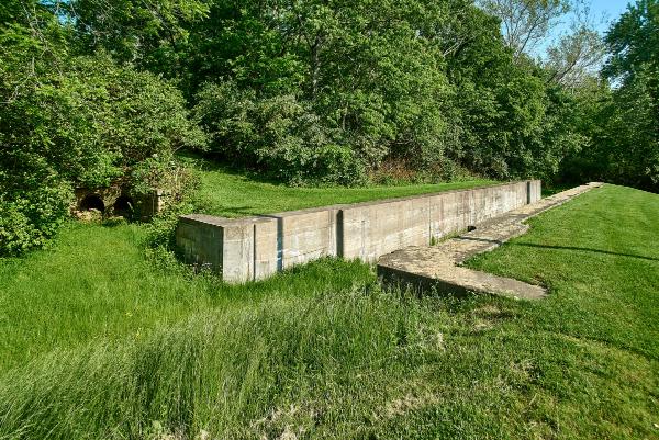 Miami & Erie Canal Sunfish Lock above the upper approach