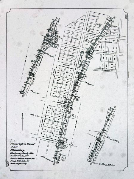Detail of the map from the previous photo