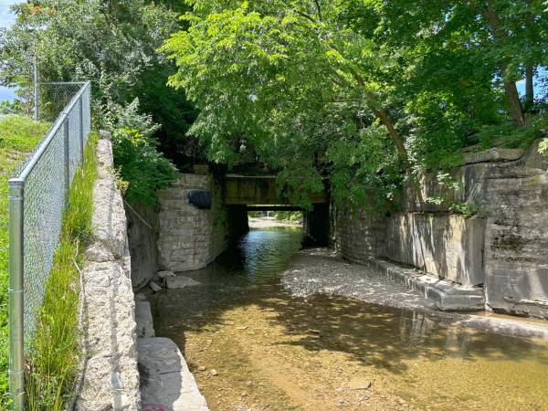 Miami & Erie Canal Sycamore Creek Aqueduct in Miamisburg