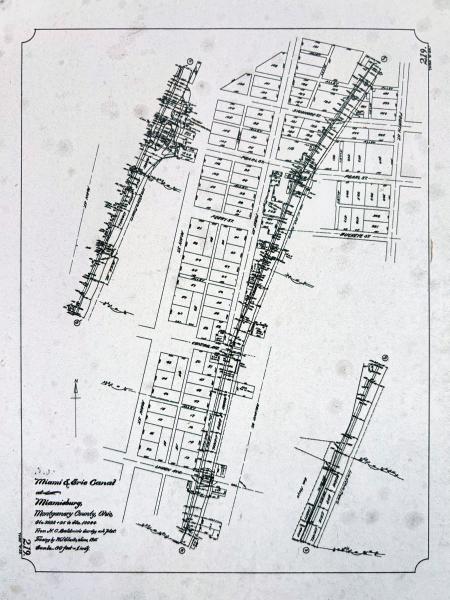 Detail of the map from the previous photo