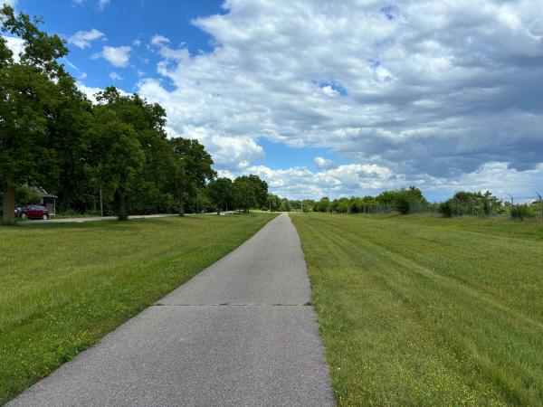 Typical view of the Miamisburg & Carrollton Hydraulic along Hydraulic Road near the sewage treatment plant in West Carrollton