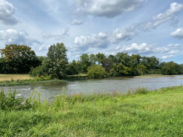 Location of the Miami & Erie Canal's Mad River aqueduct
