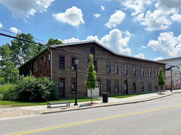 Canal era building on Main Street in Tipp City