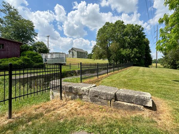 Miami & Erie Canal Lock #15 on Main Street in Tipp City