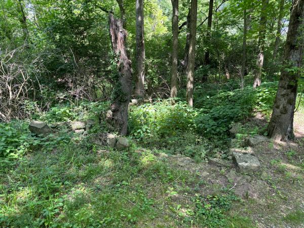 Miami & Erie Canal remnants of the lock #14 tender's house